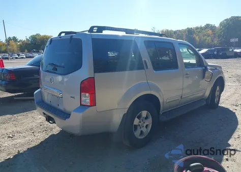 2006 Nissan Pathfinder Se from USA, damaged, VIN 5N1AR18WX6C627624